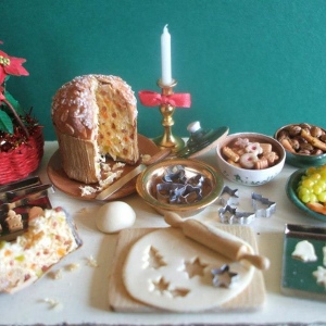 Dettaglio - Tavolo natalizio di Manuela P. Michieli - 2008