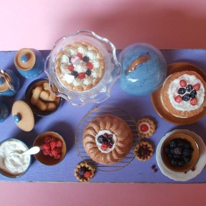 Dettaglio - Tavolo Blu dedicato ai frutti di bosco - 2008